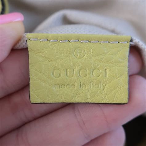 Gucci serial number tag